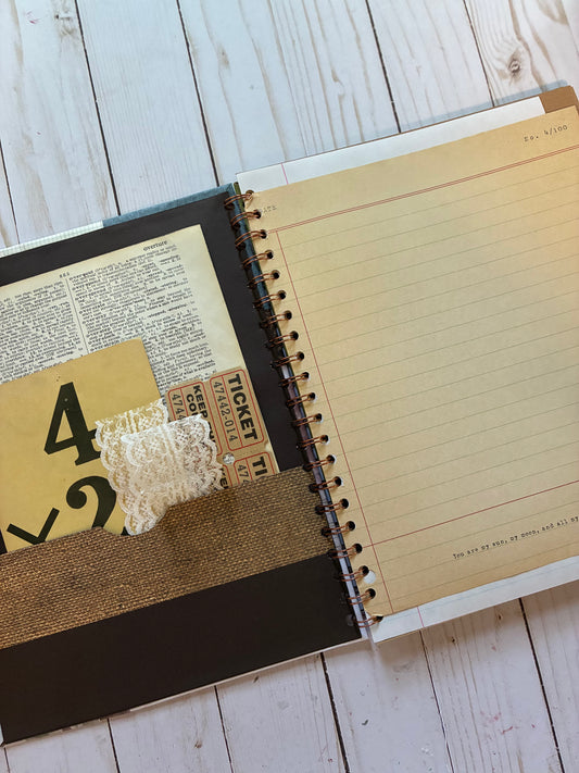 Junk Journal Base Book, Perfect For Beginners