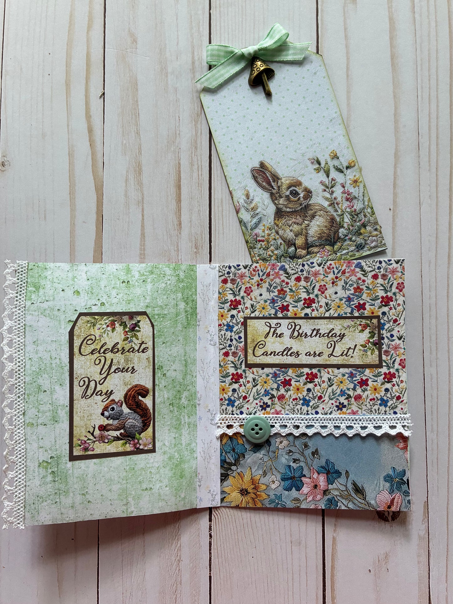 2 Embossed Junk Mail Folios
