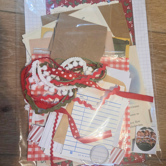 Easy Christmas Junk Journal Kit