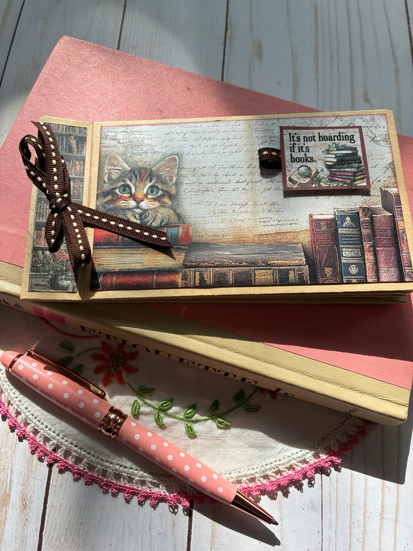 Reading Log With Pockets