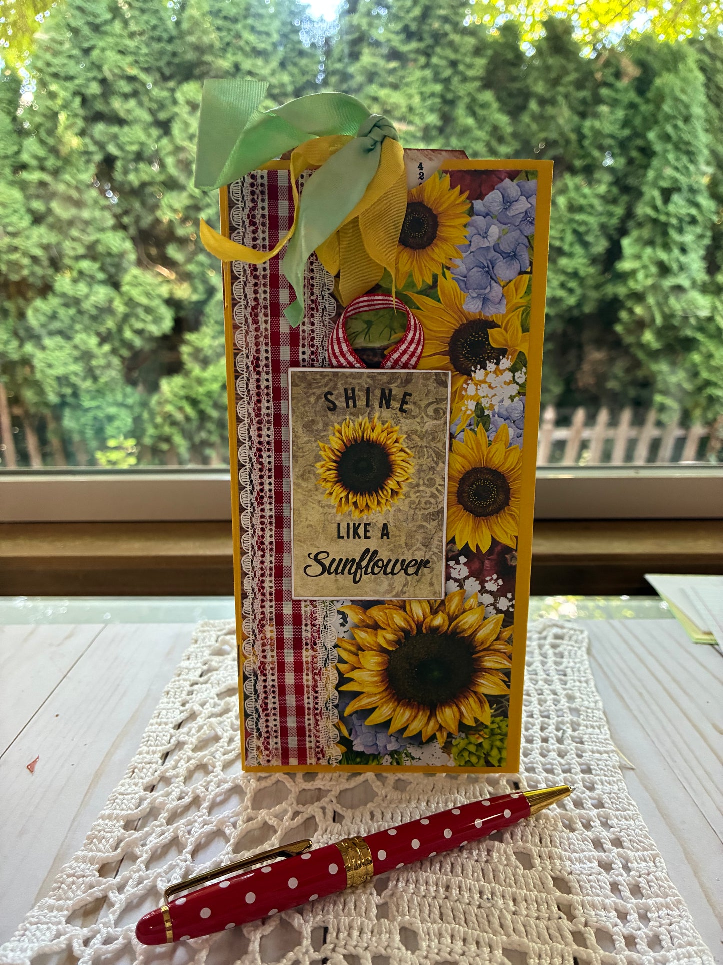 Sunflower Tall Pocket Journal