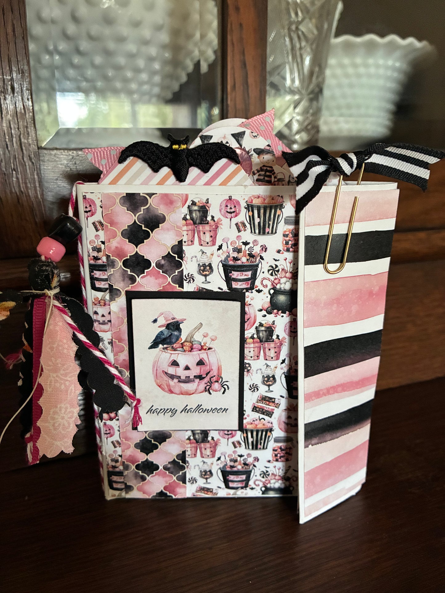 Happy Halloween Jack O’ Lantern Paper Bag Mini Album