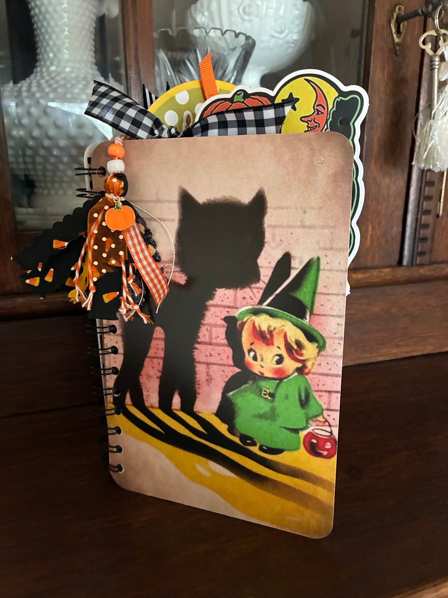 Green Witch Halloween - Themed Junk Journal