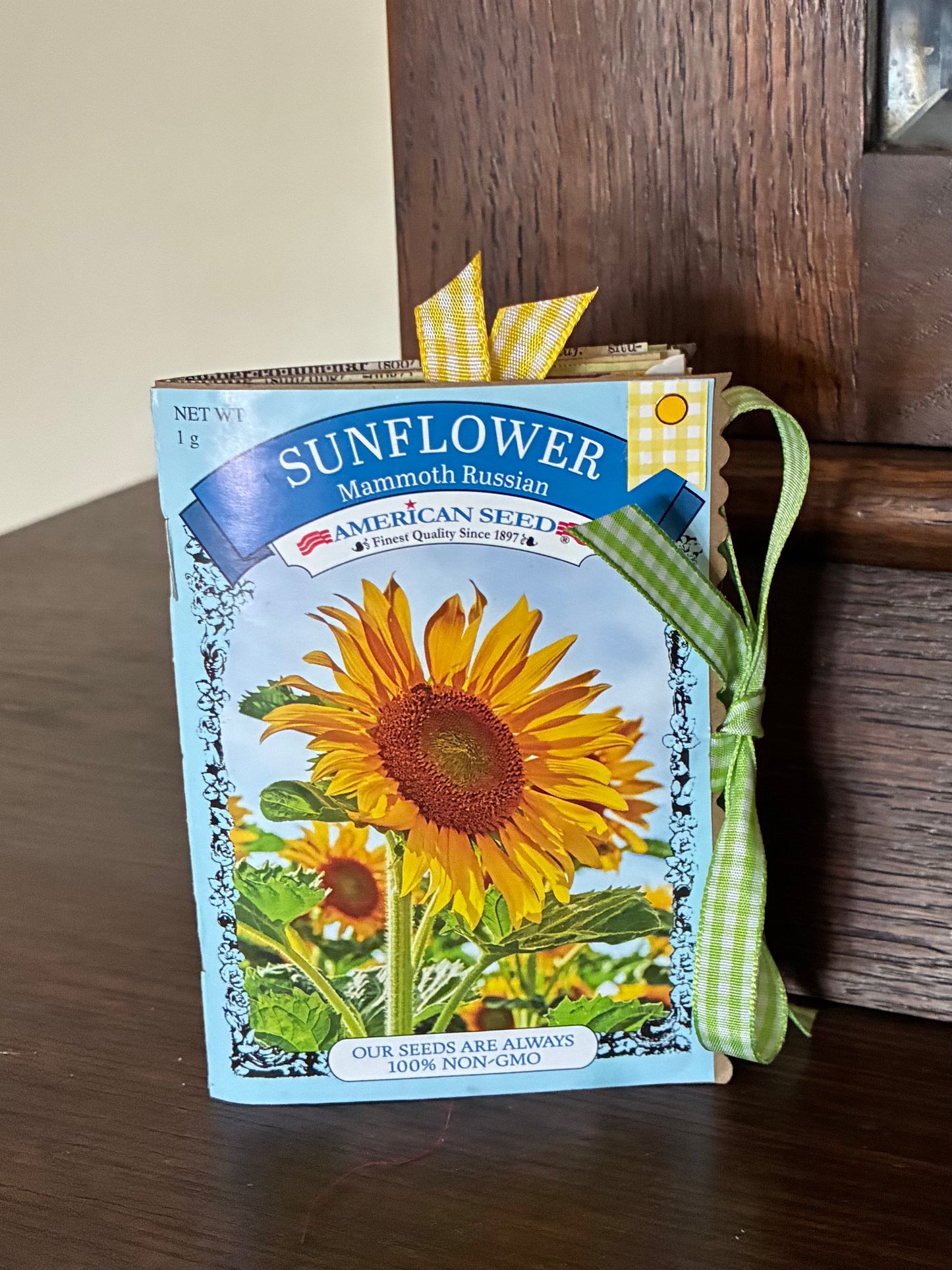 Sunflower Seed Packet Mini Junk Journal