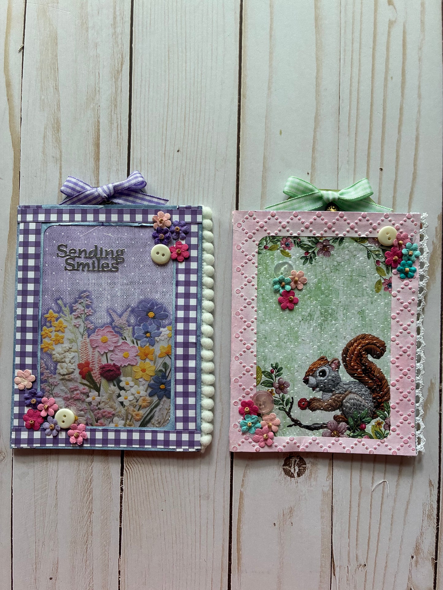 2 Embossed Junk Mail Folios