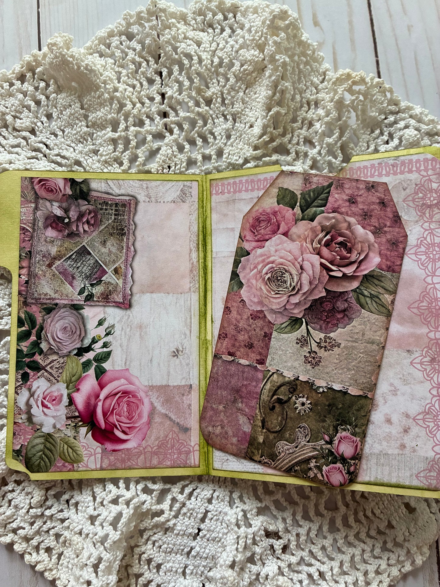 Rose File Folder Journal