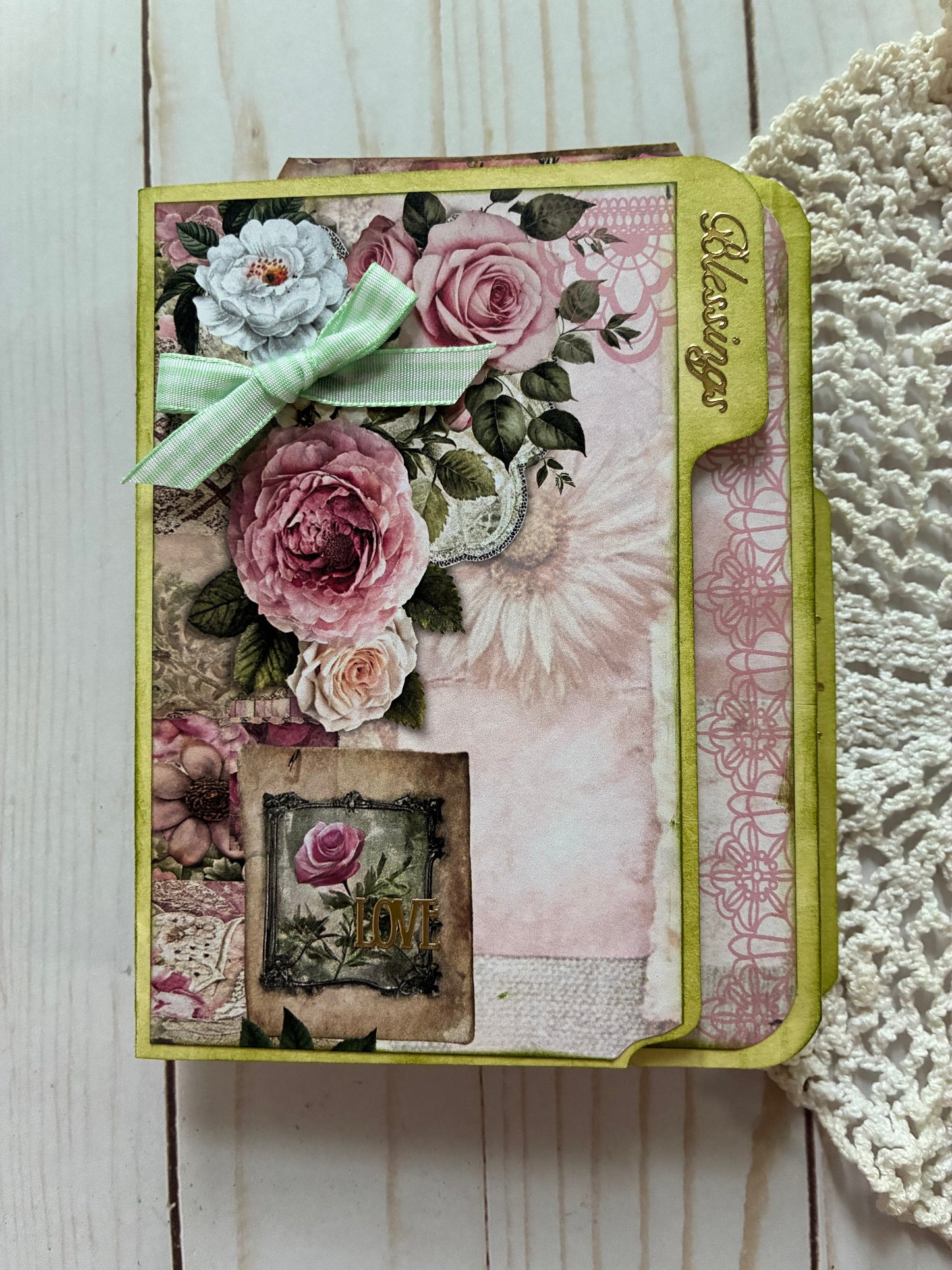 Rose File Folder Journal