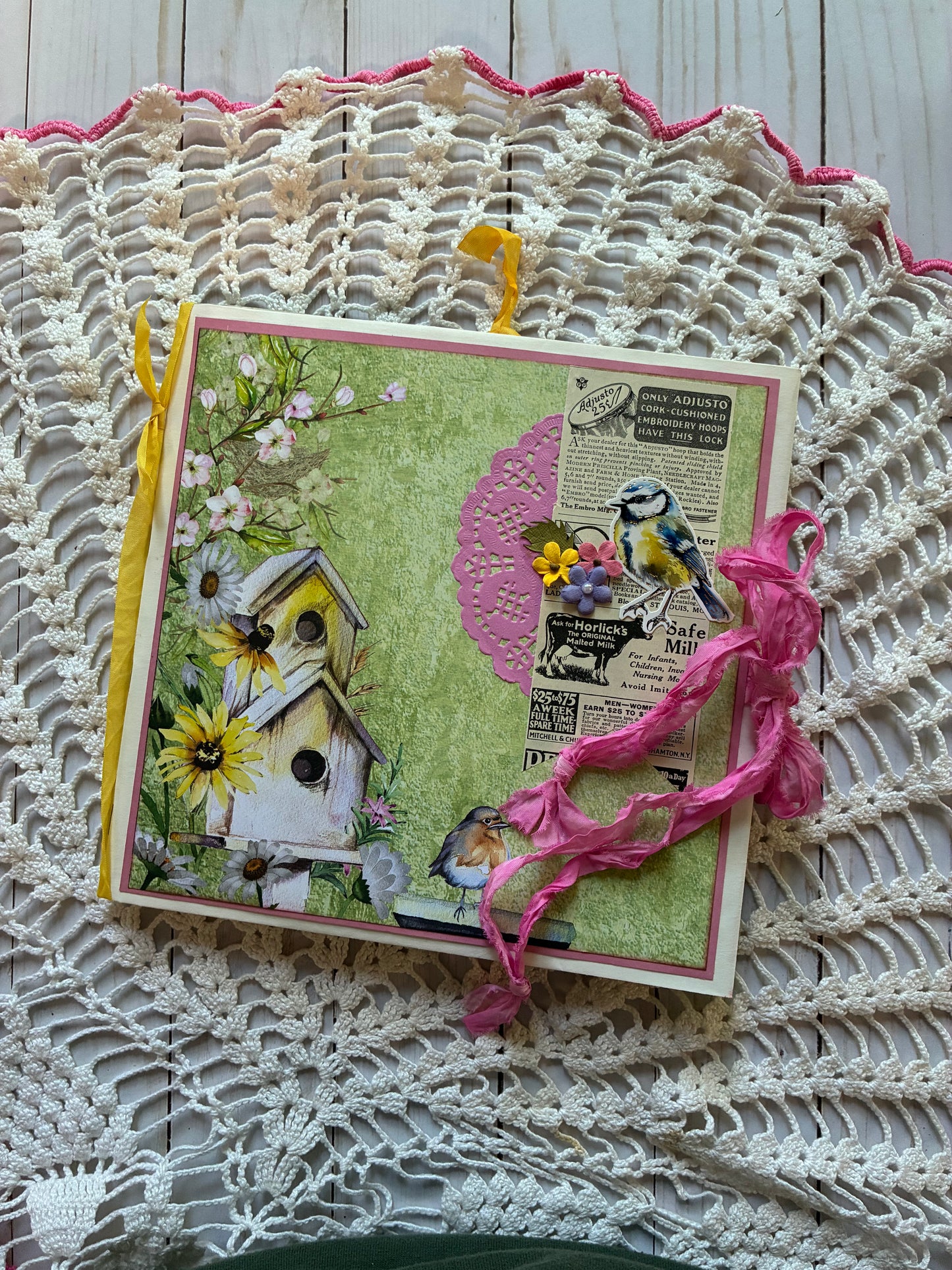 Bird Theme Summer Junk Journal