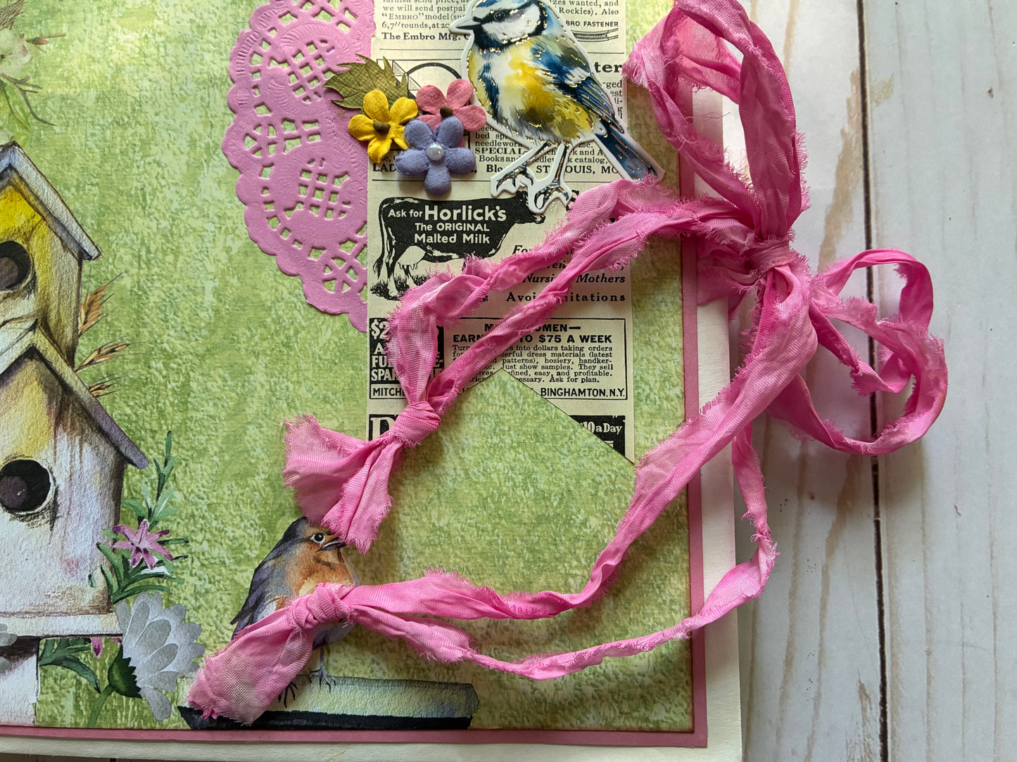 Bird Theme Summer Junk Journal