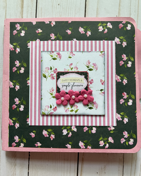 Pink & Black File Folder Folio