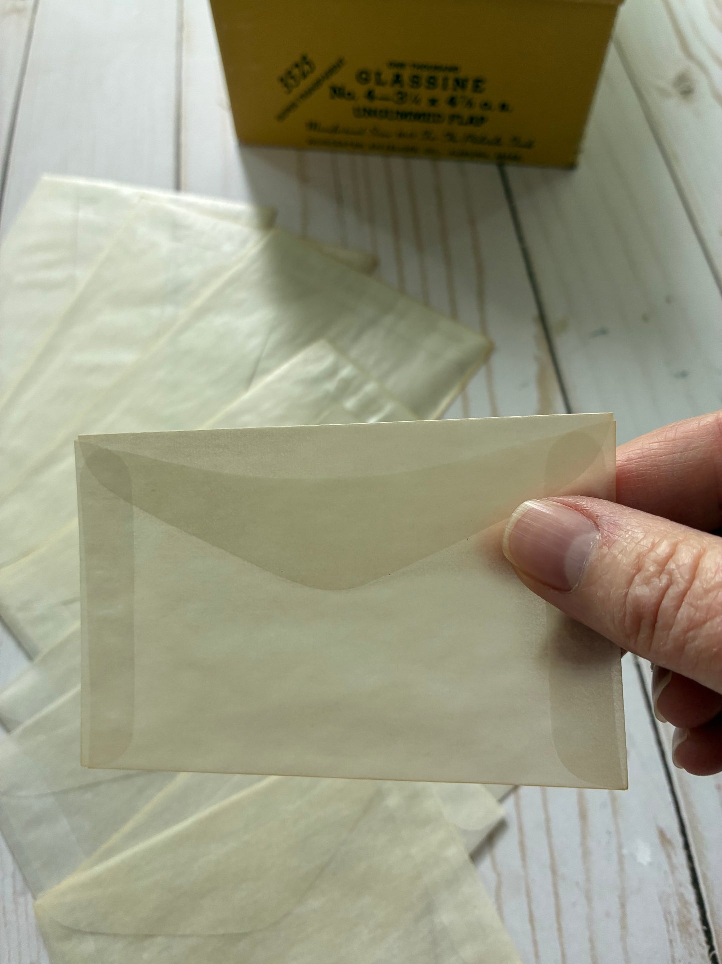 9 Pack of Vintage Glassine Envelopes (3 sizes)