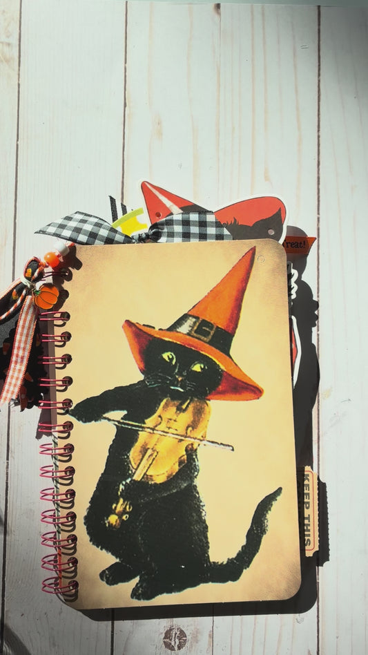 Cat Halloween - Themed Junk Journal